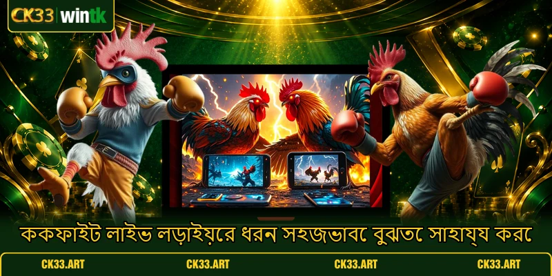 ককফাইট লাইভ লড়াইয়ের ধরন সহজভাবে বুঝতে সাহায্য করে ককফাইট লাইভ লড়াইয়ের ধরন সহজভাবে বুঝতে সাহায্য করে