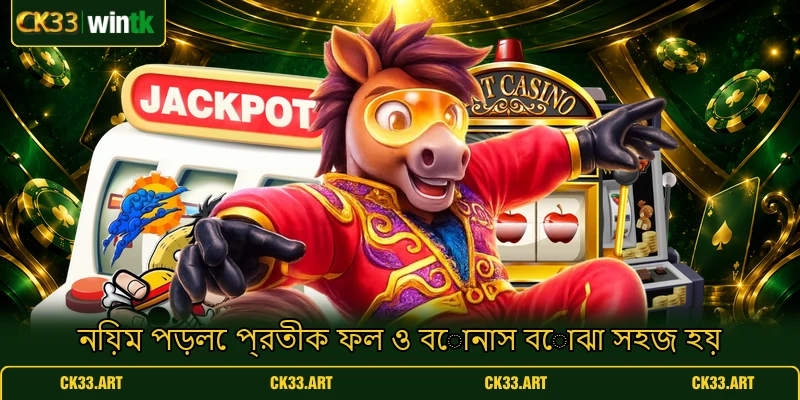 নিয়ম পড়লে প্রতীক ফল ও বোনাস বোঝা সহজ হয় নিয়ম পড়লে প্রতীক ফল ও বোনাস বোঝা সহজ হয়