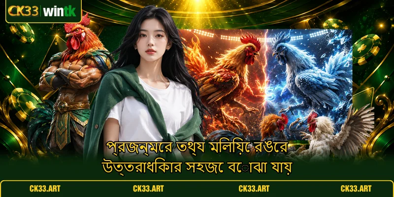 প্রজন্মের তথ্য মিলিয়ে রঙের উত্তরাধিকার সহজে বোঝা যায় প্রজন্মের তথ্য মিলিয়ে রঙের উত্তরাধিকার সহজে বোঝা যায়