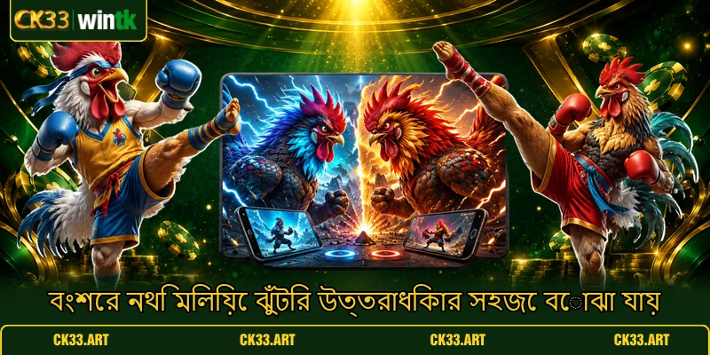 বংশের নথি মিলিয়ে ঝুঁটির উত্তরাধিকার সহজে বোঝা যায় বংশের নথি মিলিয়ে ঝুঁটির উত্তরাধিকার সহজে বোঝা যায়