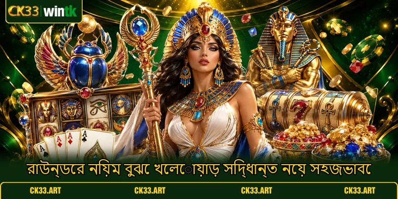 রাউন্ডের নিয়ম বুঝে খেলোয়াড় সিদ্ধান্ত নেয় সহজভাবে রাউন্ডের নিয়ম বুঝে খেলোয়াড় সিদ্ধান্ত নেয় সহজভাবে