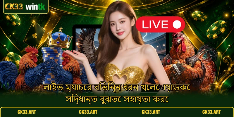 লাইভ ম্যাচের বিভিন্ন ধরন খেলোয়াড়কে সিদ্ধান্ত বুঝতে সহায়তা করে লাইভ ম্যাচের বিভিন্ন ধরন খেলোয়াড়কে সিদ্ধান্ত বুঝতে সহায়তা করে