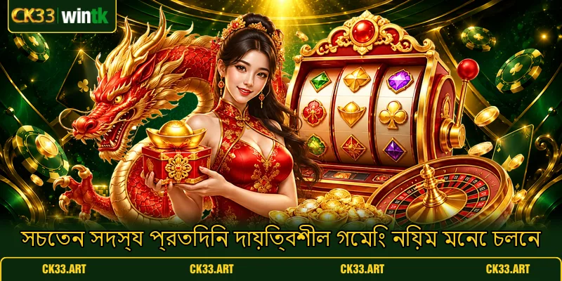সচেতন সদস্য প্রতিদিন দায়িত্বশীল গেমিং নিয়ম মেনে চলেন সচেতন সদস্য প্রতিদিন দায়িত্বশীল গেমিং নিয়ম মেনে চলেন