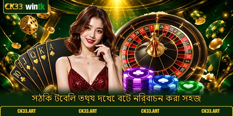 সঠিক টেবিল তথ্য দেখে বেট নির্বাচন করা সহজ সঠিক টেবিল তথ্য দেখে বেট নির্বাচন করা সহজ