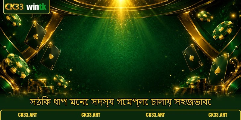 সঠিক ধাপ মেনে সদস্য গেমপ্লে চালায় সহজভাবে সঠিক ধাপ মেনে সদস্য গেমপ্লে চালায় সহজভাবে