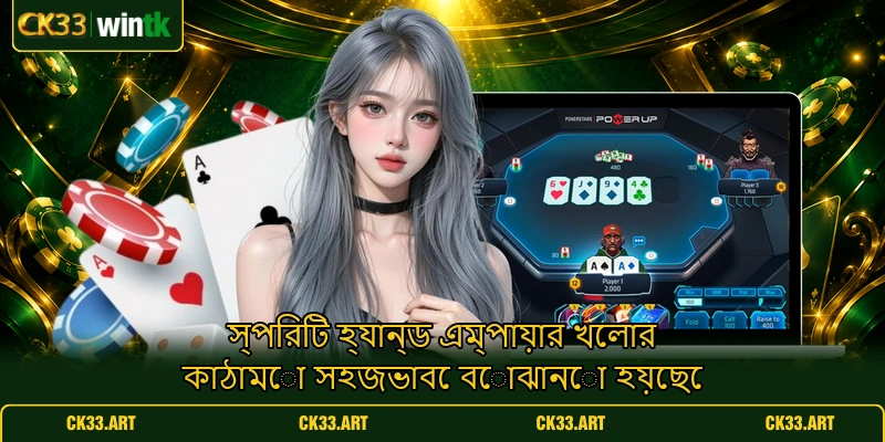 স্পিরিট হ্যান্ড এম্পায়ার খেলার কাঠামো সহজভাবে বোঝানো হয়েছে স্পিরিট হ্যান্ড এম্পায়ার খেলার কাঠামো সহজভাবে বোঝানো হয়েছে